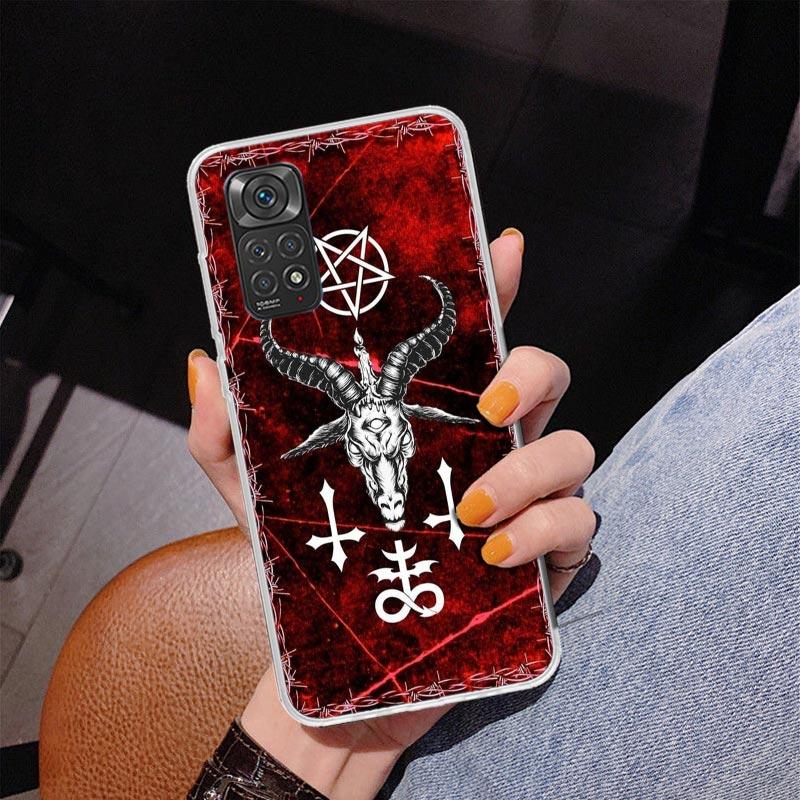 Сатанинский Козел Сатана Дьявол Чехол Для Телефона Для Xiaomi Redmi Note 15 14 13 12S 12 11 Pro Plus 14S 11S 11E 10 10S 11T 5G Персонализированный Cov