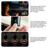 DAMIXF1 Car Luminous Acrylic Hanging Glow Decor Rear View Mirror Pendant For Jeep Grand Cherokee Wrangler JK Renegade Gladiator Compass