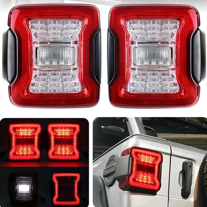 2pcs LED Car Tail Light Rear Turn Signal Reverse Light for Jeep Wrangler JL 2018+ (US/EU Version)Rear Turn Signal Reverse Light