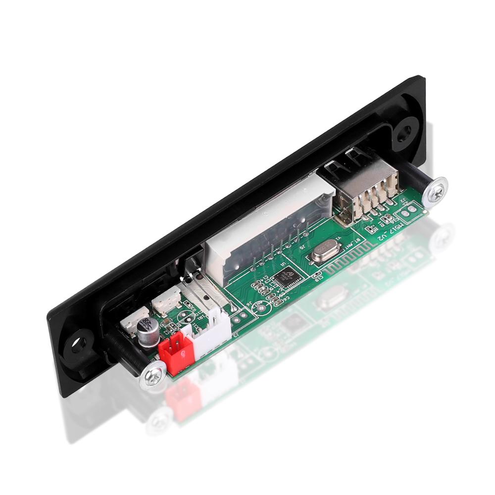 Громкая связь DC 7 В 12 В MP3-декодер плата Bluetooth автомобильный USB TF музыкальный модуль FM AUX радио для 2*20 Вт 40 Вт усилитель динамик плеер