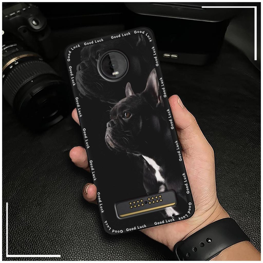 Защитный противоударный чехол для телефона для MOTO Z4 Play, грязеотталкивающая задняя крышка, граффити, мультяшный, ударопрочный, полностью облегающий TPU