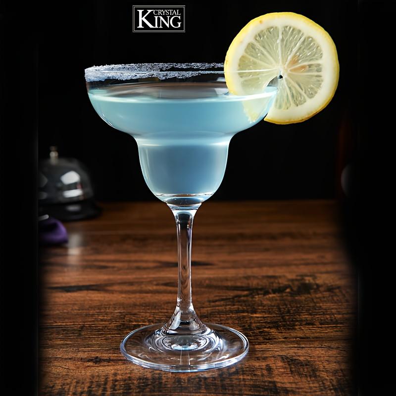 4 шт./компл. KING CRYSTAL, большие бокалы для маргариты, 11 унций, коктейльные бокалы с ножкой, хрустальная посуда для замороженной маргариты, мартини, смешивания коктейлей, классические