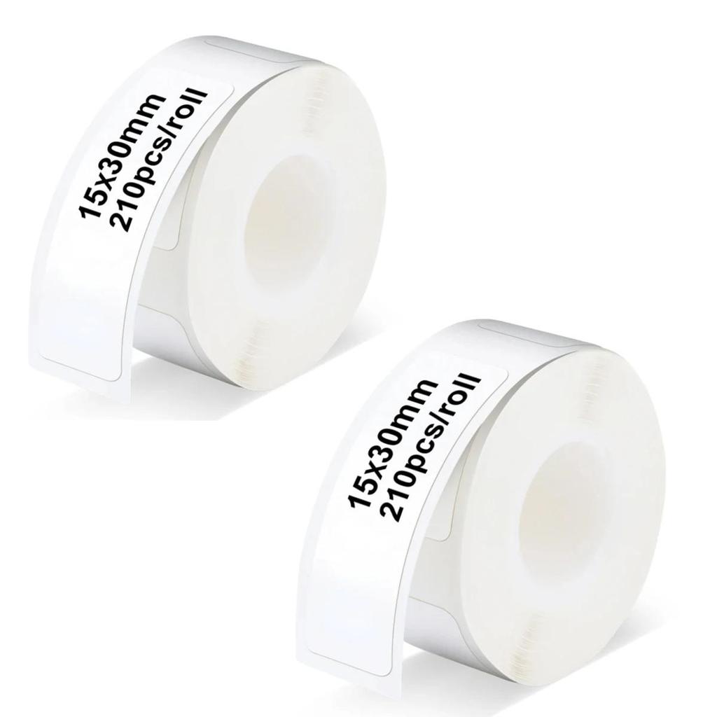 Лента для этикеток, наклейки с термопечатью, 15x30 мм, 210 шт./рулон, водонепроницаемые этикетки для принтеров этикеток Q31 Q30S Q30 D11 D30 D30S LI MI Q1 E1