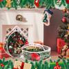 2/4 Pcs Christmas Wreath Storage Bag Round Transparent PVC Waterproof Dustproof Garland Storage Bag Garland Container Organizer