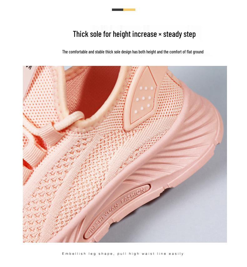 Women's Flyknit Summer Sneakers - Plus Size, Soft Sole, Casual Running Shoes