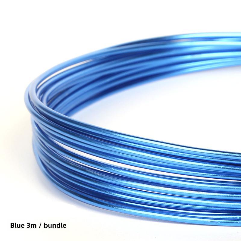 Цветная оксидированная алюминиевая проволока (1мм-2,5мм) для поделок своими руками и украшений для велосипедов