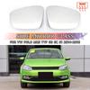 For VW Polo V 6R 6C 2009-2017 Car Left Right Rearview Side Wing Mirror Glass Heated Durable Exterior Part Wide Angle Rear View
