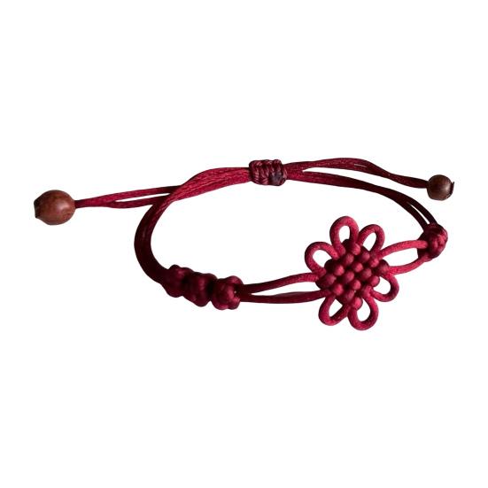 Браслет-узел Ретро плетеный браслет Ручной работы Браслет на удачу Мода