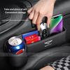 Car Seat Gap Multifunction Storage Box Seat Gap Cup Holder For Bentley Continental GT MULLINER Bentayga Flying Hurtling Spurlogo