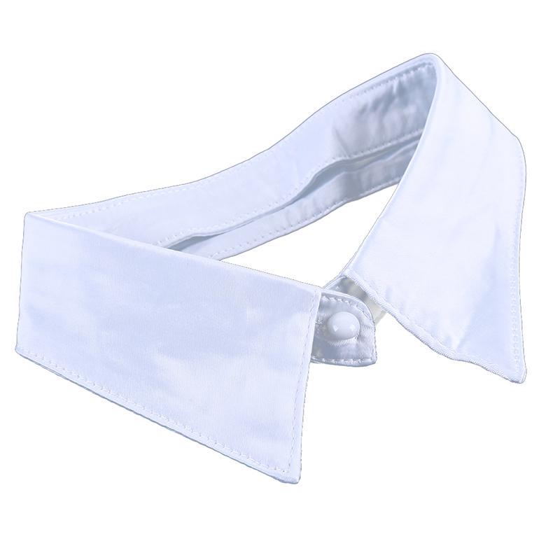 White Black Fake Collar Shirt For Women Detachable Collar Solid Color Lapel Shirt Blouse Tops Necklace Clothes Accessories