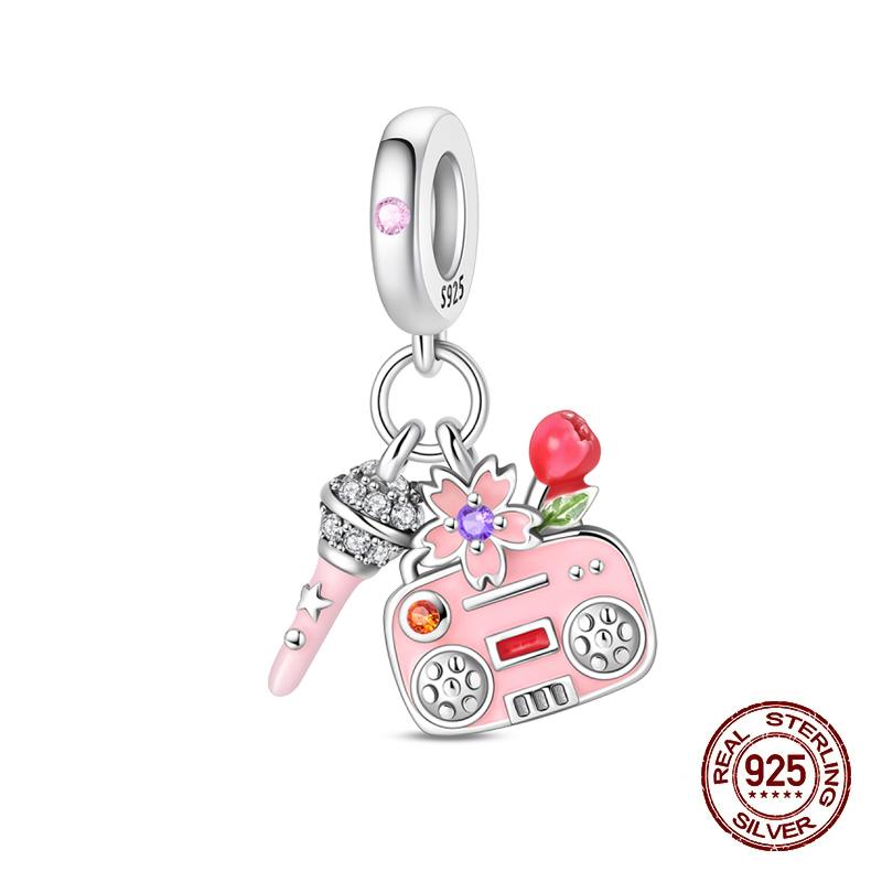 Masquerade Ball Charms Copper Mask Music Party Charms Bead Fit Original Bracelets For Women Fine Diy Jewelry Gifts