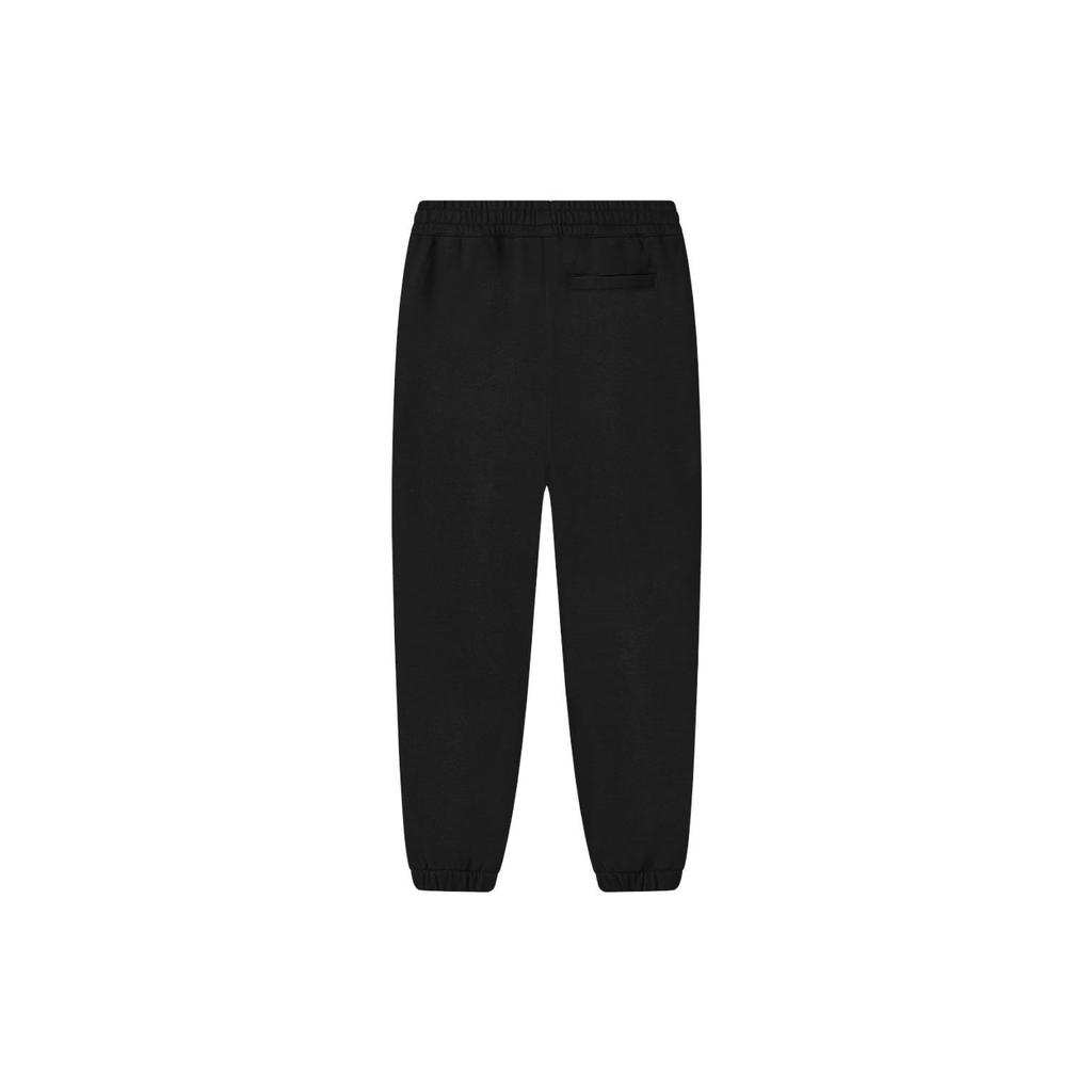 Fila Solid Color Tapered Knit Sports Pants Men Bottoms Black F11M339608A-BK