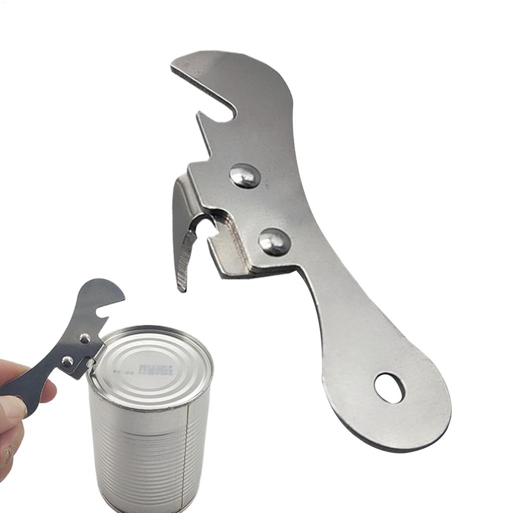 Can Opener Heavy Duty Stainless Steel Manual Jar Opener Tool Hand Tools Kitchen Gadgets Portable for Beer Beverage Men Women