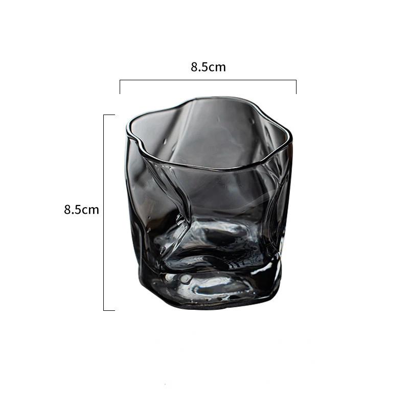 280 мл японская витая стеклянная кружка для виски Niche Water Cup Drinkware Cocktail Vine Cup Espresso Coffee Cup Milk Cup