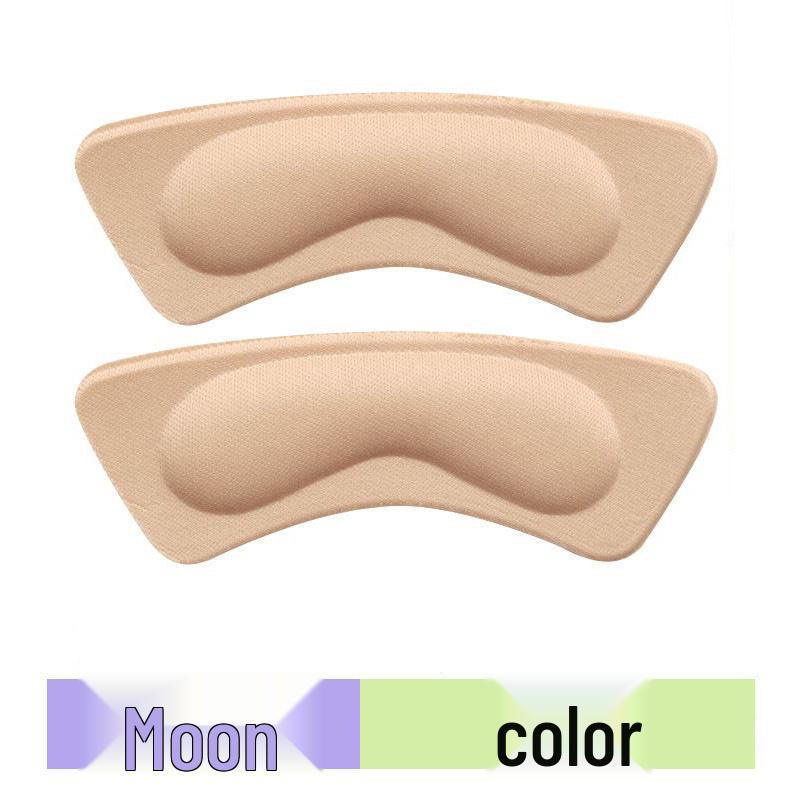 Наклейки на каблук из износостойкой кожи в стиле «Луна»: Предотвращают скольжение и сдавливание, женские полустельки для регулировки размера.