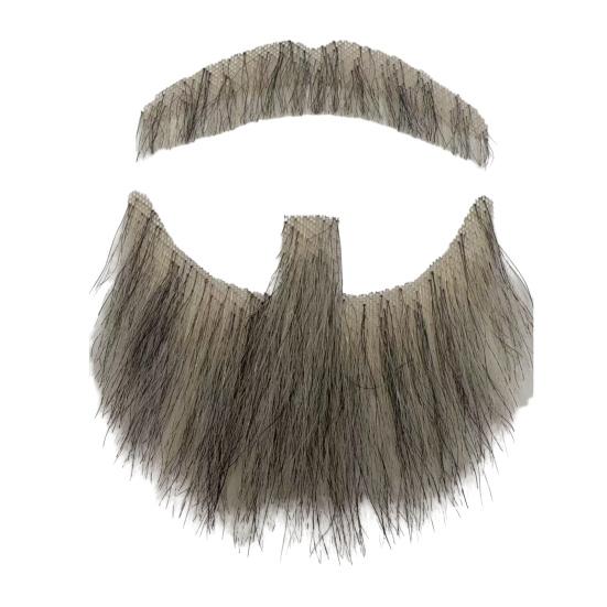 2 шт. Искусственная борода эспаньолка усы ручной работы невидимое кружево волосы на лице накладная эспаньолка борода Хэллоуин наряжаться мужской макияж драма вечеринка кинореквизит