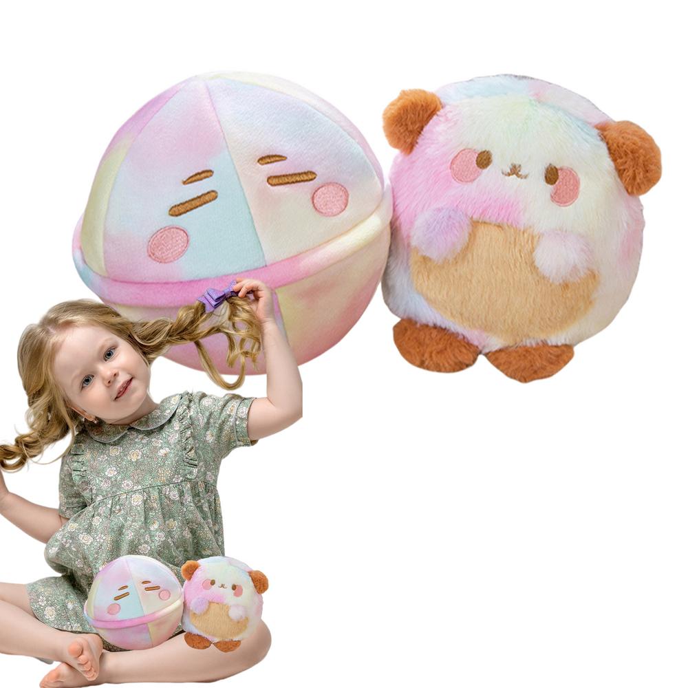 Stuffed Dog Toys Cartoon Soft Egg Toy Charming Animal Plushies for Birthday Gift Flexible Toys for Hugging Accompany Relaxing