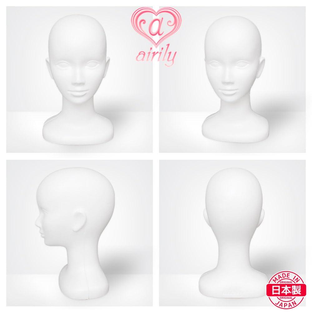 Манекен из пенополистирола белый косплей парик стойка головной свет дисплей голова манекен сборка тип белый/черный