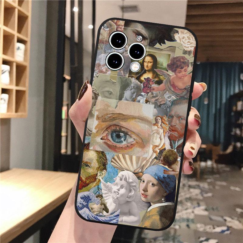 Renaissance Art Painting Phone Case For Iphone 15 14 Pro Max 13 12 11 Pro Max XSMax XR 12 13 Mini 14 Plus Shell