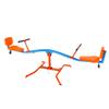 VEVOR Kids Seesaw, 136 kg Load Capacity, Sit and Spin Teeter Totter with Easy-Grip Handles, Kids Outdoor Playground Equipment, Outside Toys