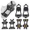 Non-Slip Gripper Spike Winter Ice Walk Grippers Traction Cleats Snow Shoe Spikes Crampons for Hiking Boots Shoes