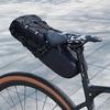 Bicycle Saddle Storage Bag 5.8L Capacity Waterproof Reflective Road Mountain Bike Seat Rear Tail Bag Organizer Pouch Cycling Bike Accessories