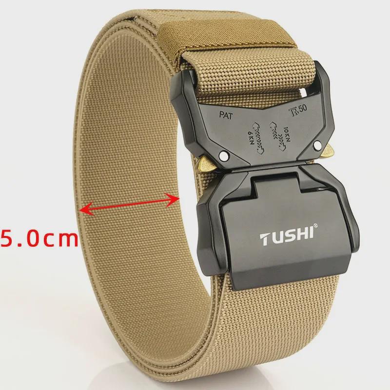 5 см алюминиевый сплав многофункциональный тактический эластичный нейлоновый ремень