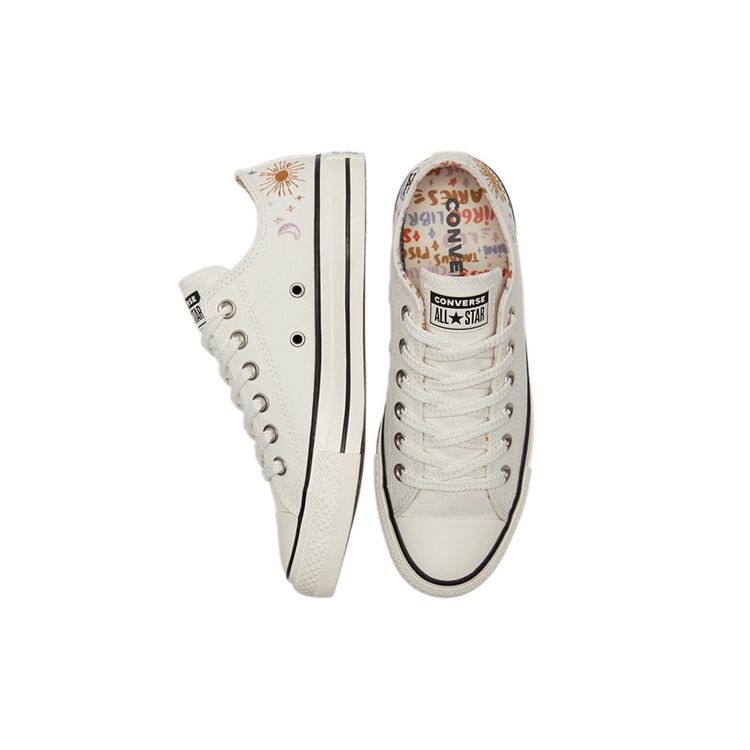 Converse Chuck Taylor All Star Mystic World Minimalist Comfortable Low Top Canvas Shoes Women Sneaker Off-White 572426C