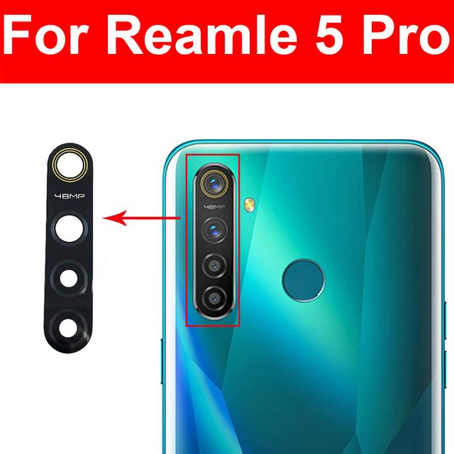 Стеклянный объектив задней камеры для Realme 8 Pro 6 7 3i 5i 6i 7i 1 2 3 5 5S 6s Global 5G Запасные части для заднего стеклянного объектива