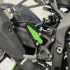 Защитные накладки на подножки и пятки motokano для ZX-25R, ZX-4R и ZX-4RR SE (зеленый)