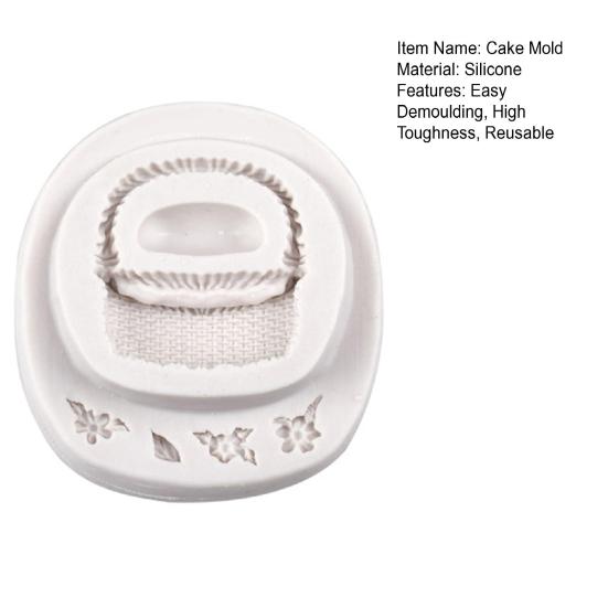 Форма для торта пищевой легкосъемный инструмент для украшения торта гибкая корзина для цветов шоколадные конфеты силиконовая форма кухонные принадлежности