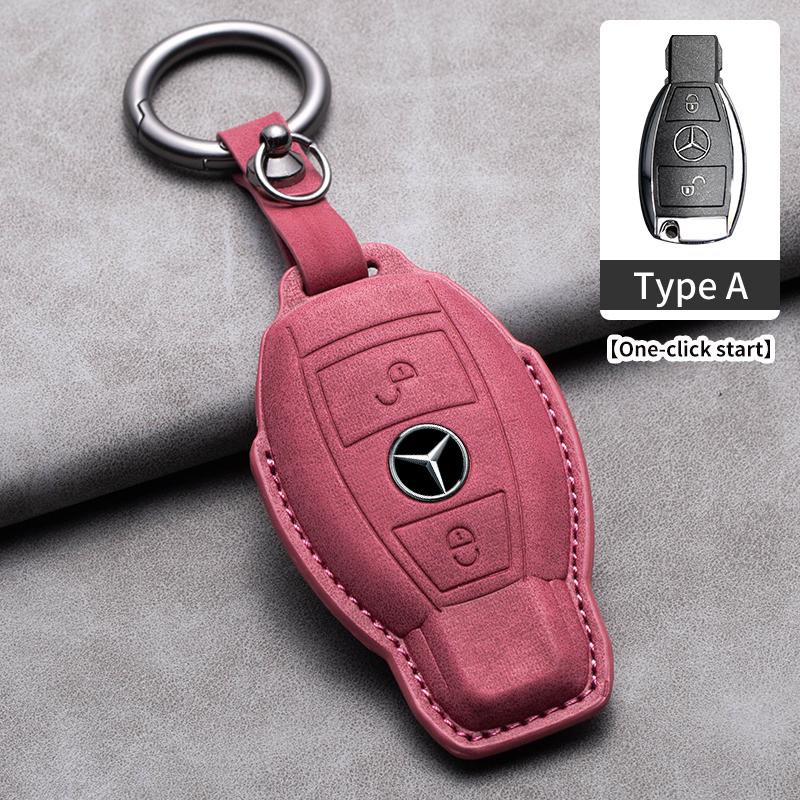 Car Key Case Cover For Mercedes Benz A C E S G Class GLC CLE CLA GLB GLS W177 W205 W213 W222 AMG W206 W223 S350 C260 C300 S400