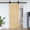 VidaXL Door NARVIK 90x210 Cm Solid Pine Wood, Interior Door, Sliding Barn Door, Modern Barn Door, 154439