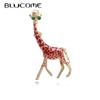 Vintage Personality Accessories Giraffe Brooch Cute Suit Coat Versatile Women Fashion Buttons