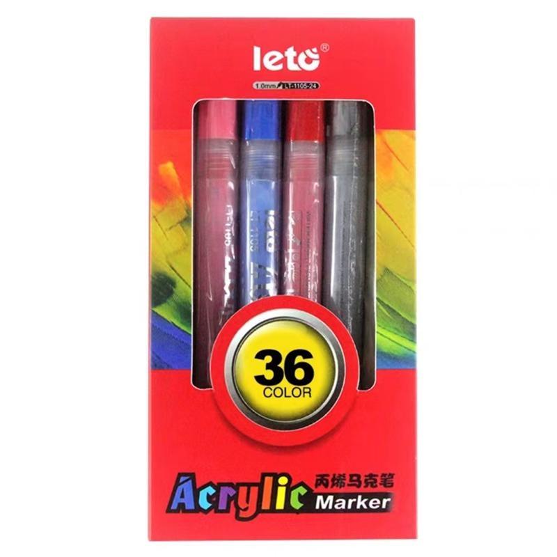 Набор маркеров для акриловой краски, ручки для перманентной краски со средним наконечником для наскальной живописи, дизайна кружек, письма на стекле, холста, фотоальбома, DIY