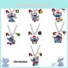 Cross-border New Christmas Pendant Cartoon Star Baby Stitch Necklace Anime Peripheral