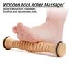 Деревянный валик для ног на спине, массажер для ног при подошвенном фасциите, для снятия стресса, поддержки и расслабления посредством гладкости