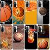 Basketball Basket Silicone Phone Case For Xiaomi Redmi Note 11 10 9 8 Pro 11T 10T 10S 9S 8T 9 9A 9C 9T Black Soft Cover Coque