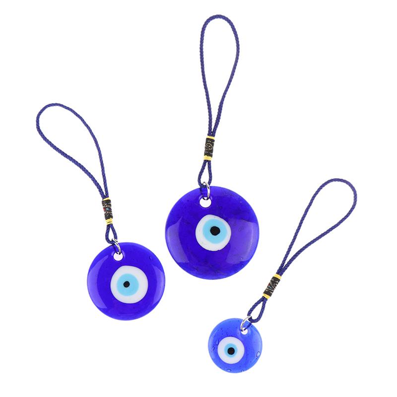 Турецкий счастливый синий дурной глаз стеклянный брелок подвеска амулеты сумка автомобильный брелок кольцо для женщин мужчин подарок телефон висит