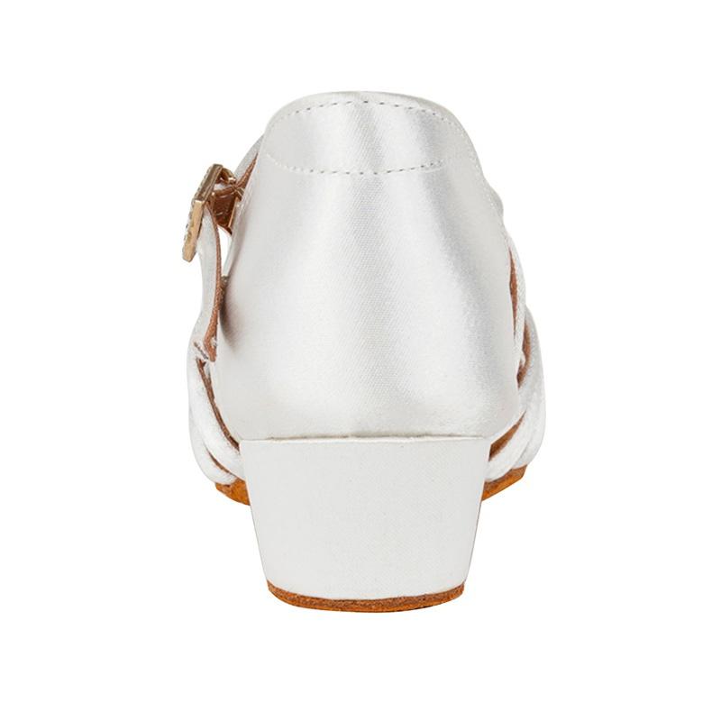 Практикующая танцевальная обувь, модная шелковая атласная обувь для латинских танцев для девочек