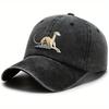 Dog print hat fashion style washed hat DAD hat