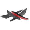 4Pcs Set Universal Carbon Fiber Bumper Canards Lip Spoiler Fit for Honda