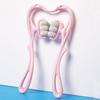 Multifunctional Cervical Massager Manual Neck Clamp Multifunctional Kneading Roller 6 Balls Shoulder And Neck Relaxation Massage