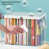 Waterproof Book Protector For Moving Reinforced Handles For Easy Portability Home/office Bookshelf Tidying