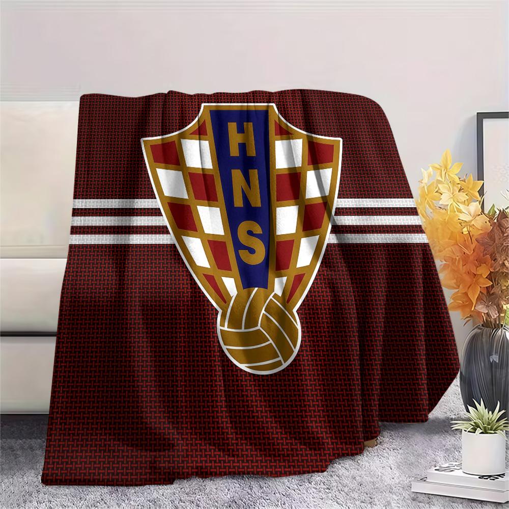 Croatia National Football Team Flannel Blanket, High quality Comfortable for All Seasons, Home Decor, Warmth and Comfort