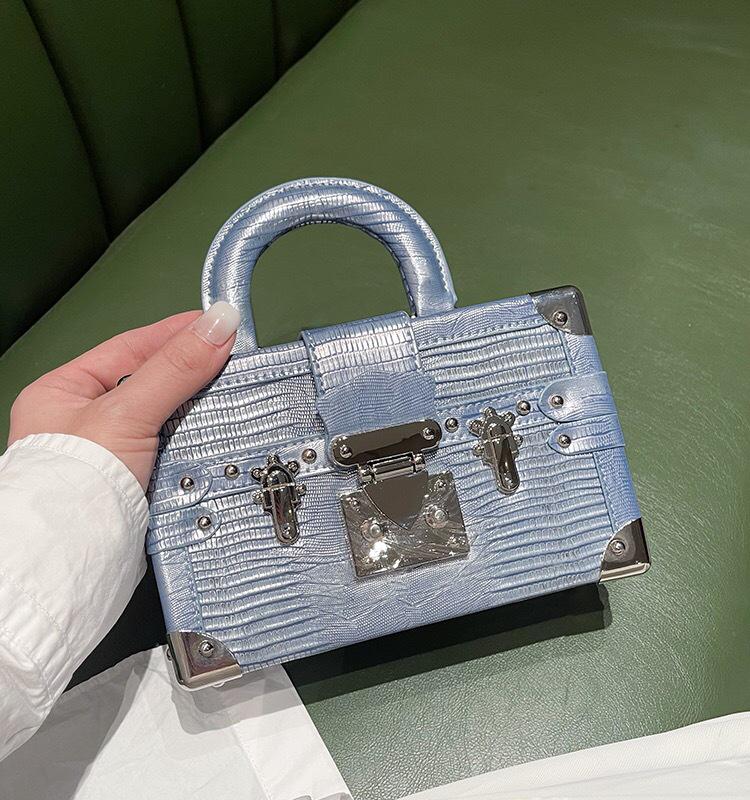 Роскошная женская сумка из натуральной кожи змеи 2025 года - стили 'коробка', 'на плечо' и 'кроссбоди'