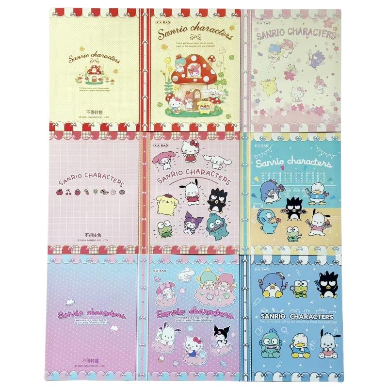 Box Card Sanrio Cute Anime Genuine Authorization Party Plan Characters Kuromi Kitty Melody Collection Children's Gifts
