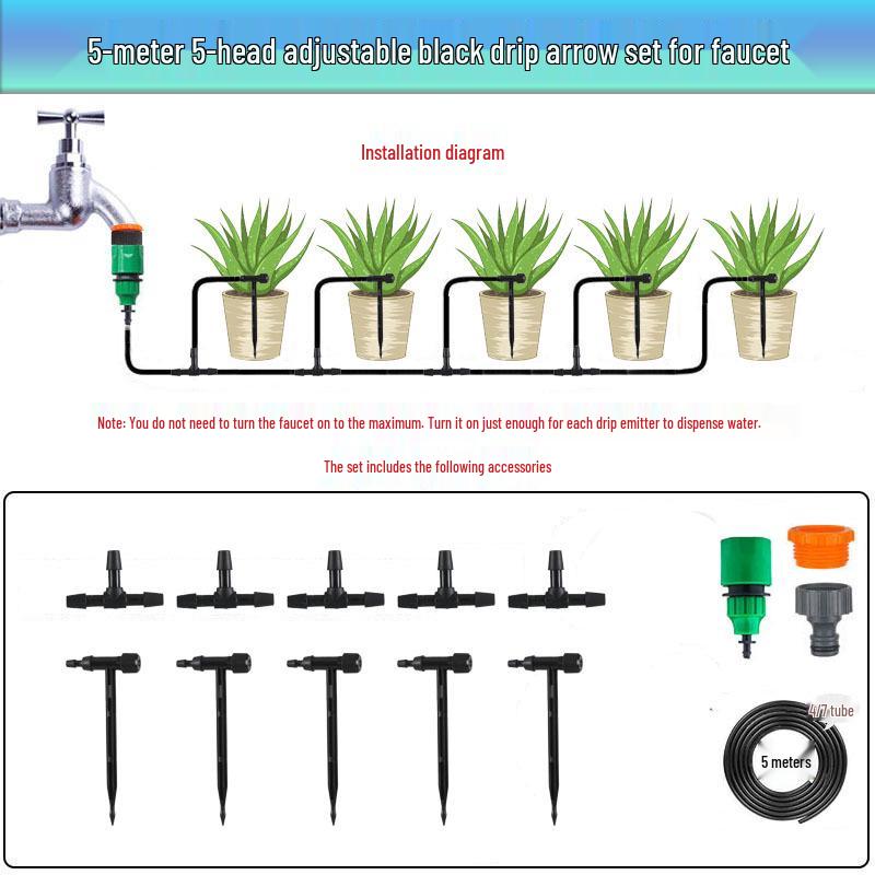 Automatic Drip Irrigation Kit for Potted Plants and Garden Flowers