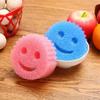 2 Pack Cute Happy Face Brush Cleaning Sponge Scrubber, Decontamination Sponge Brush Cleaning Tool For Ship And Home