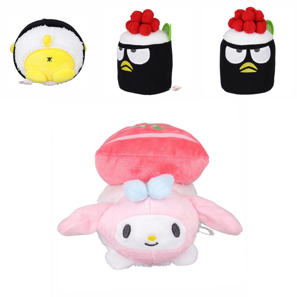 Cute Sanrio Cinnamoroll Sushi Plush Toy Ultra-soft Short Plush 20cm Stuffed Doll